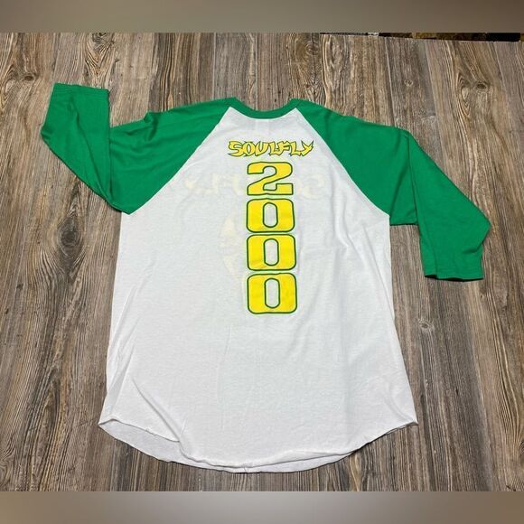 RARE Vintage Soulfly Band 2000 Blue Grape Double Sided Shirt XLarge Made in USA - Picture 11 of 12